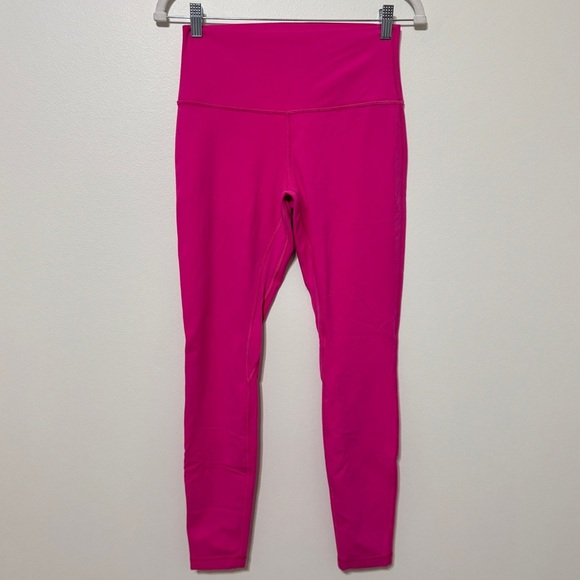 NEW Lululemon Align High-Rise Pant 28" Pink Size 8 LW5CTIS Nulu Double Lined - Picture 2 of 9